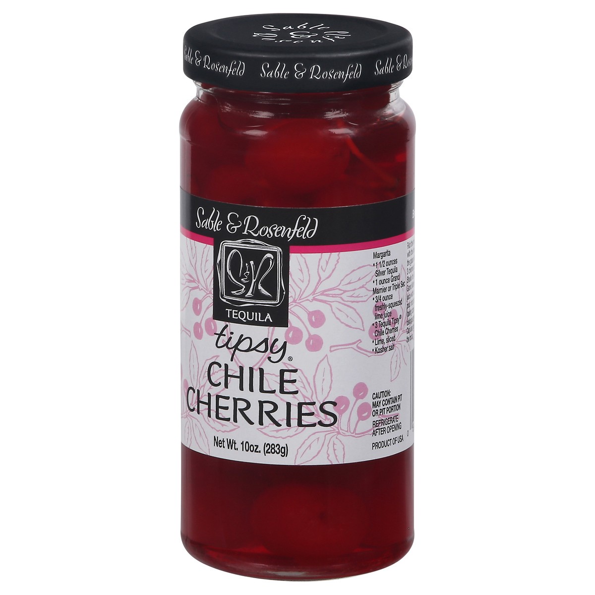 slide 5 of 13, Sable & Rosenfeld Tipsy Tequila Chile Cherries 10 oz, 10 oz