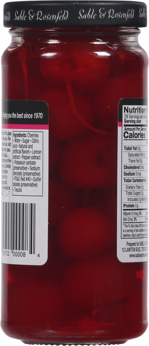 slide 6 of 13, Sable & Rosenfeld Tipsy Tequila Chile Cherries 10 oz, 10 oz