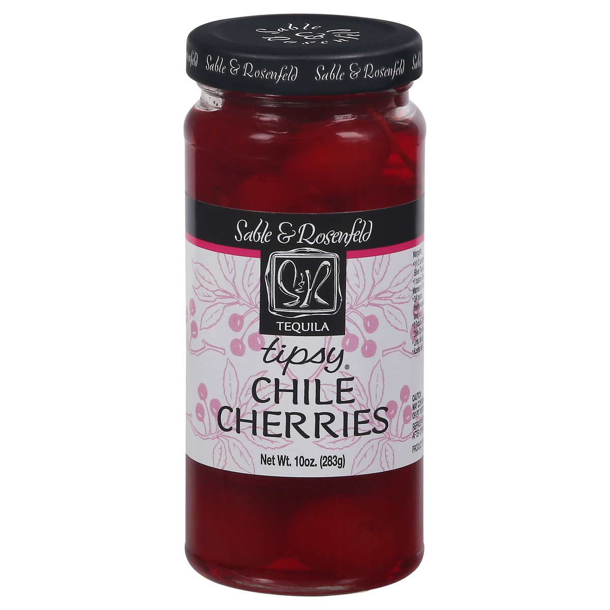 slide 11 of 13, Sable & Rosenfeld Tipsy Tequila Chile Cherries 10 oz, 10 oz