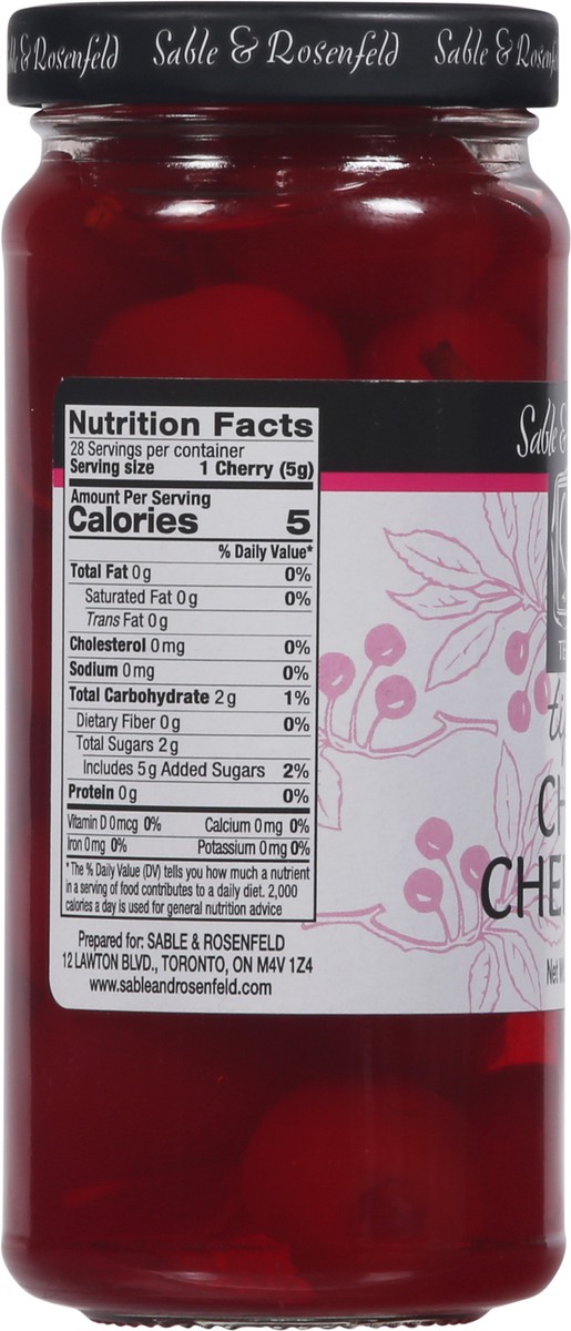 slide 7 of 13, Sable & Rosenfeld Tipsy Tequila Chile Cherries 10 oz, 10 oz