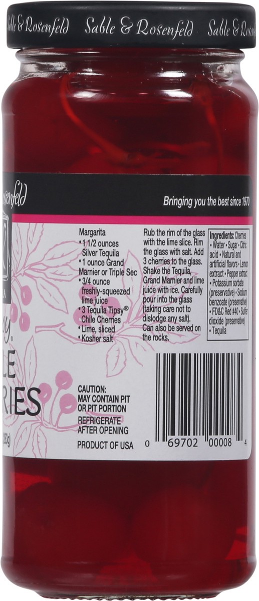 slide 3 of 13, Sable & Rosenfeld Tipsy Tequila Chile Cherries 10 oz, 10 oz