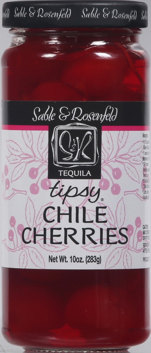 slide 4 of 13, Sable & Rosenfeld Tipsy Tequila Chile Cherries 10 oz, 10 oz