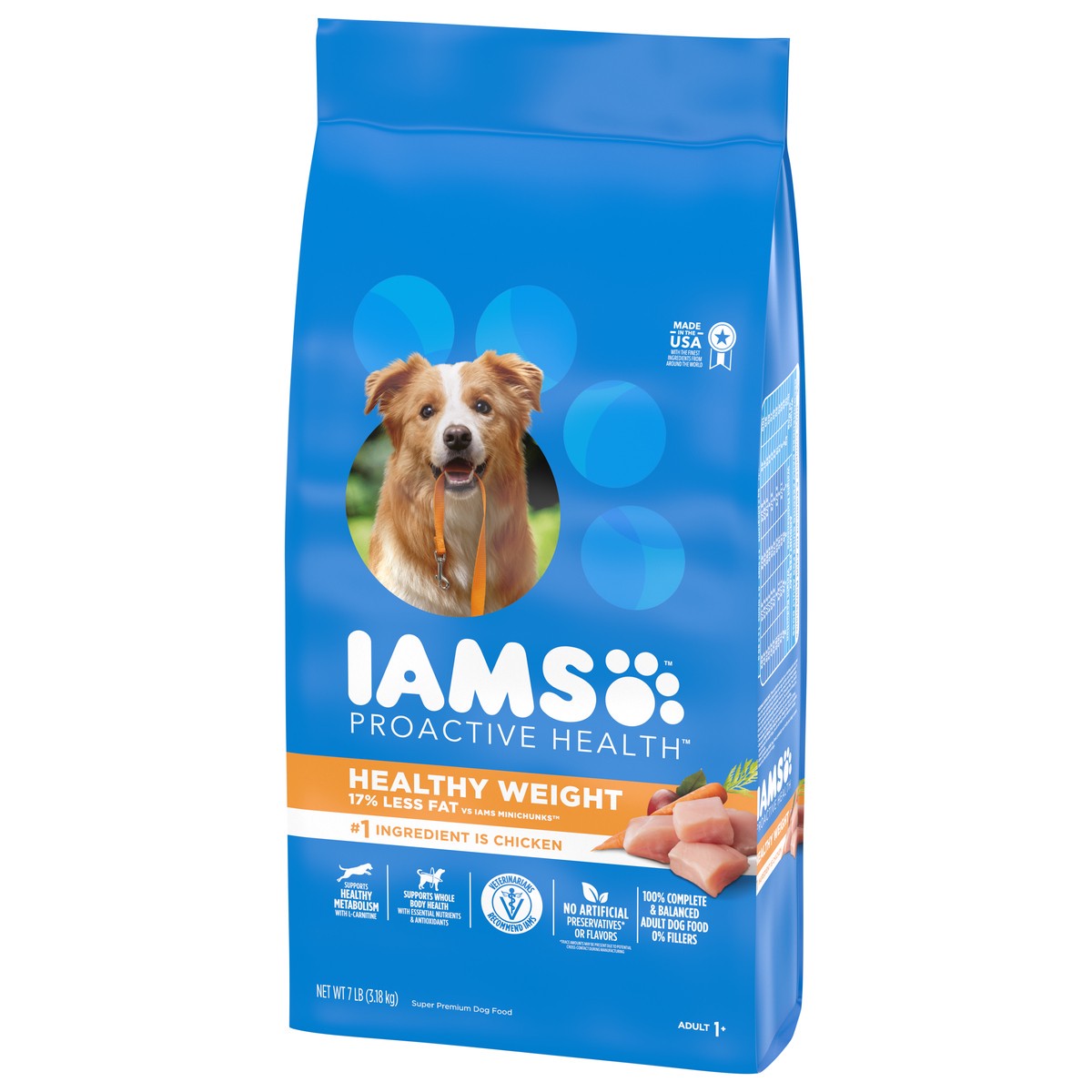 slide 2 of 9, IAMS Proactive Health 1+ Adult Healthy Weight Super Premium Dog Food 7 lb, 7 lb