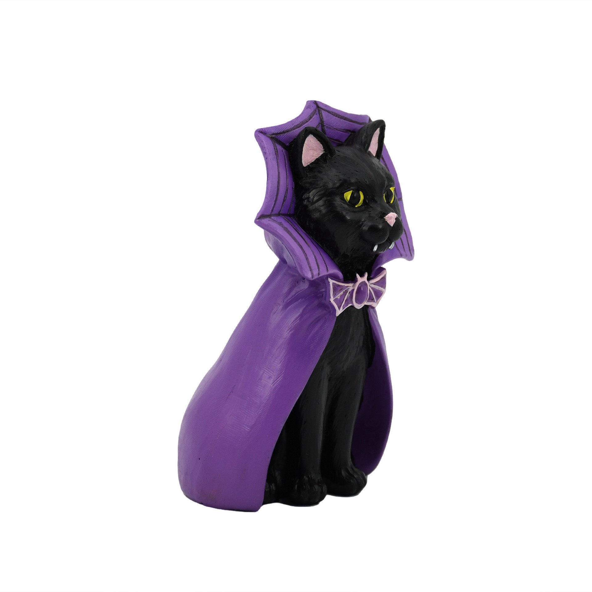 slide 2 of 5, 5" Cat In Vampire Costume Tabletop Decor By Ashland, 5 in