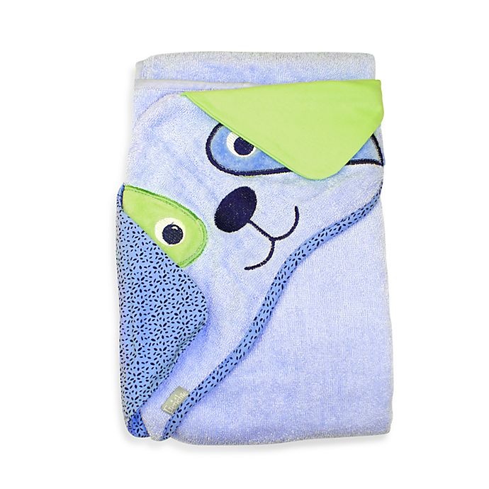 slide 1 of 1, Frenchie Mini Couture Extra-Large Dog Face Hooded Towel, 1 ct