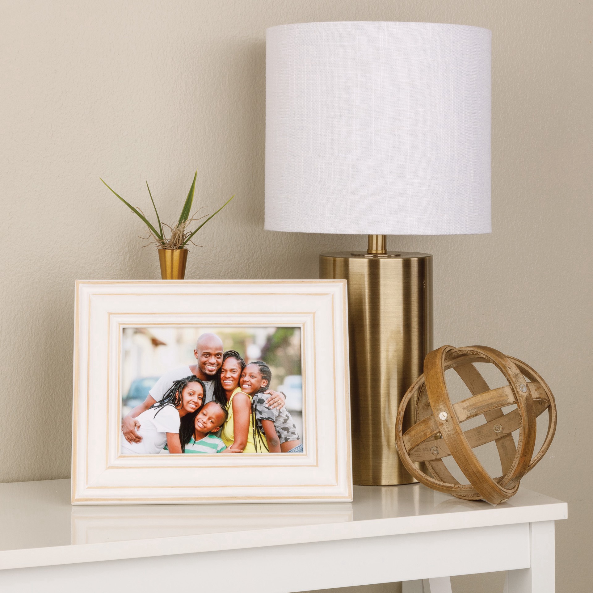 slide 2 of 6, Expressions 5" X 7" White With Distressed Edges Frame By Studio Decor, 5 in x 7 in