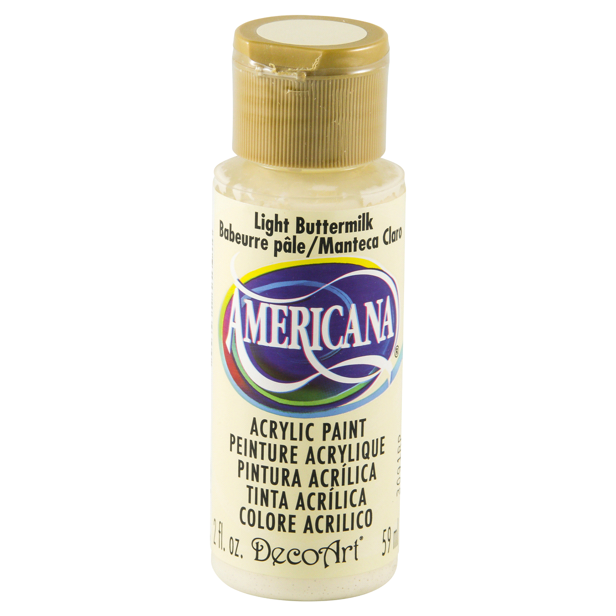 slide 1 of 4, Americana Acrylics Paint Light Buttermilk, 2 oz