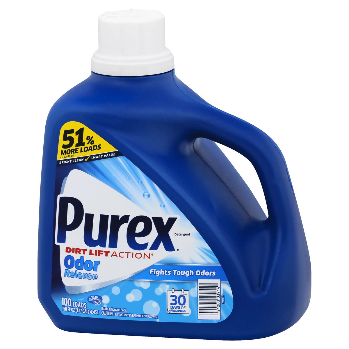 slide 3 of 11, Purex Drift Lift Action Odor Release Detergent 150 oz, 150 fl oz