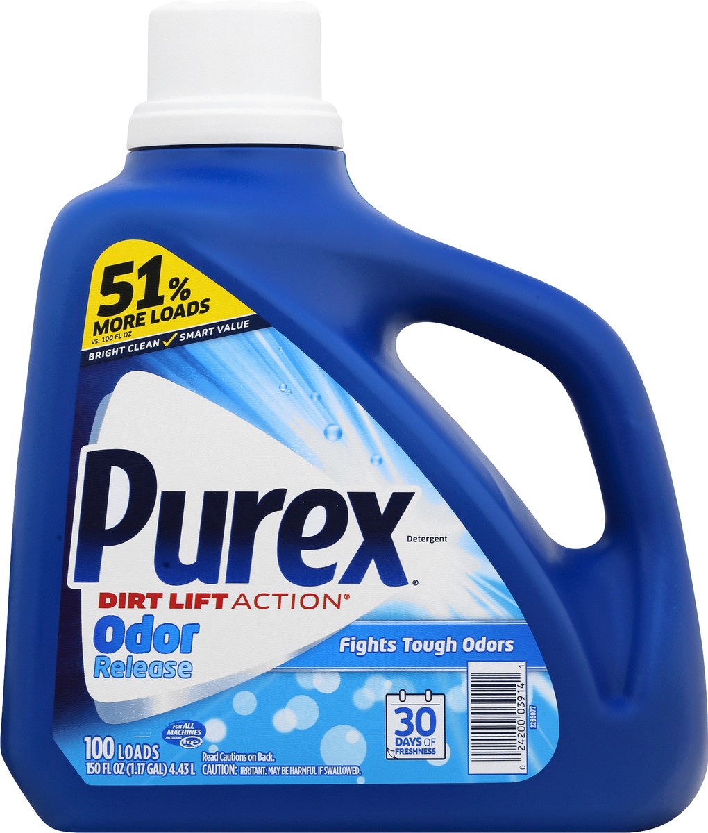 slide 6 of 11, Purex Drift Lift Action Odor Release Detergent 150 oz, 150 fl oz