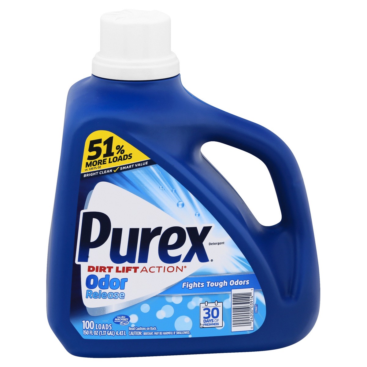 slide 1 of 11, Purex Drift Lift Action Odor Release Detergent 150 oz, 150 fl oz