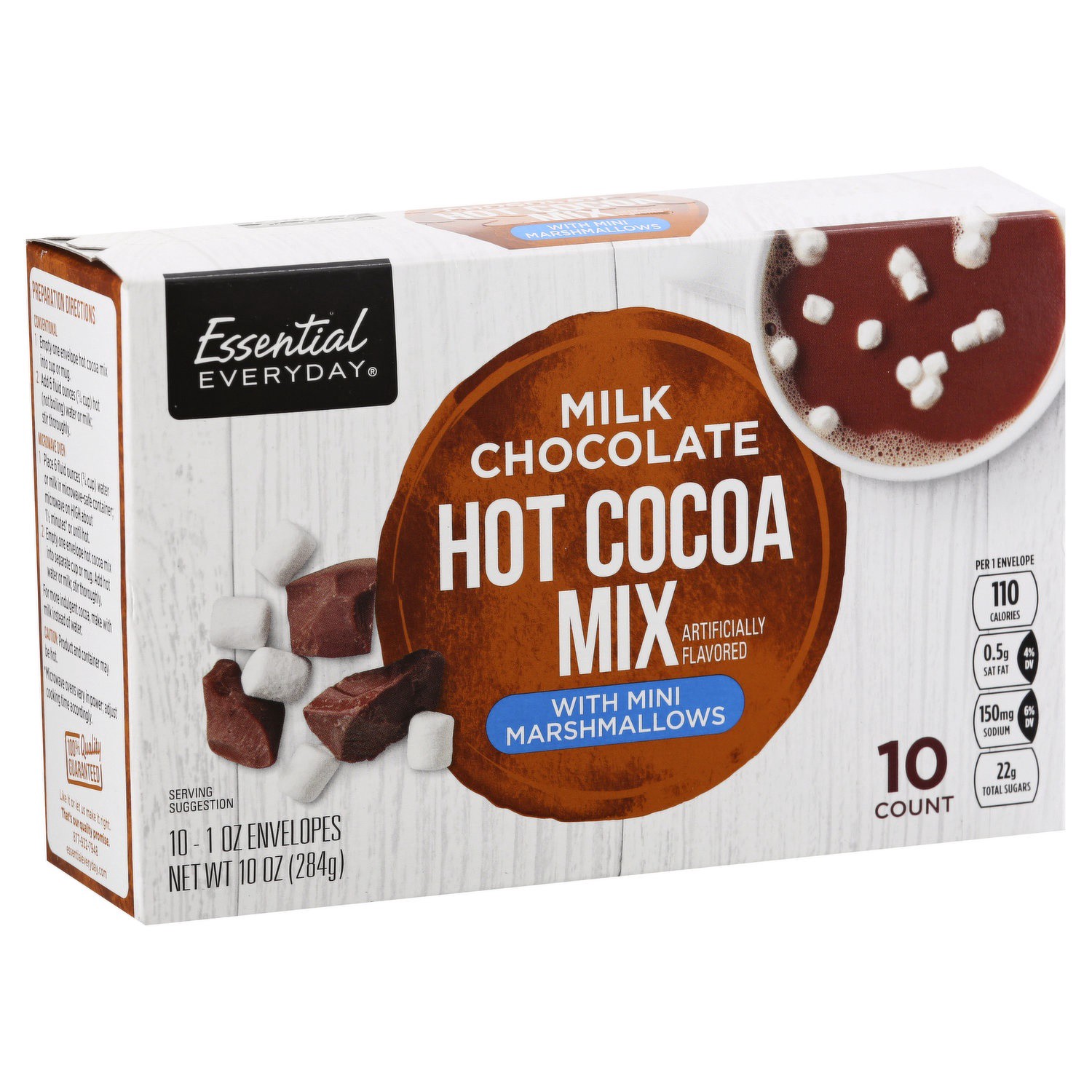 Essential Everyday Milk Chocolate Cocoa Mix 10 oz Shipt