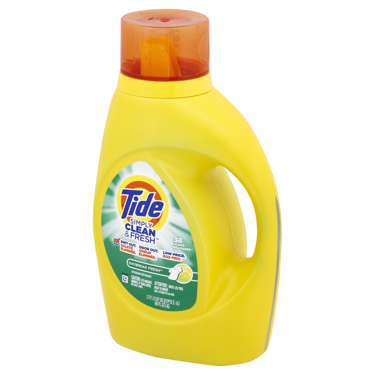 slide 4 of 10, Tide Detergent 60 oz, 60 oz