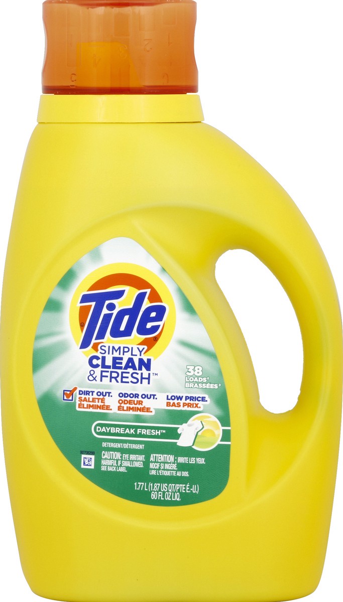 slide 1 of 10, Tide Detergent 60 oz, 60 oz