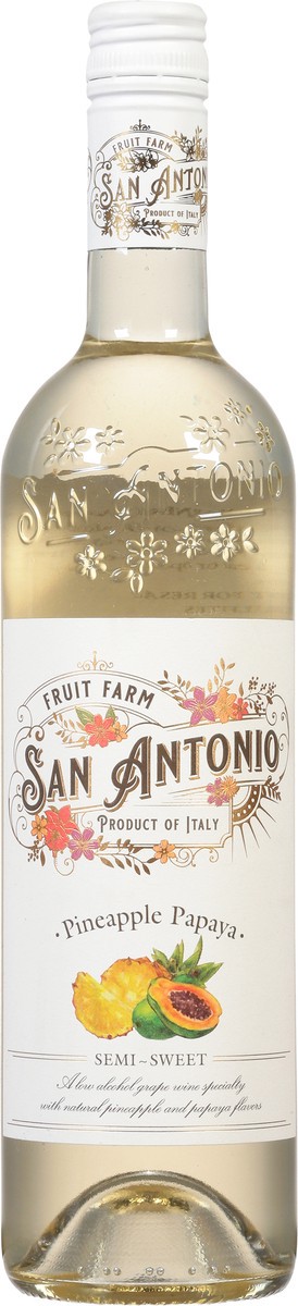 slide 5 of 9, San Antonio Fruit Farm Semi-Sweet Pineapple Papaya Grape Wine 750 ml, 750 ml