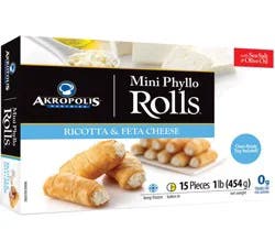 Akropolis Ricotta & Feta Cheese Mini Phyllo Rolls