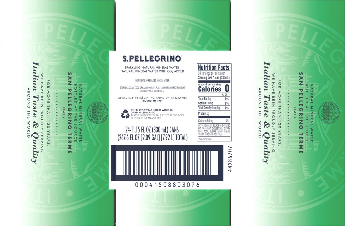 slide 14 of 15, S.Pellegrino Sparkling Natural Mineral Water, 89.2 oz