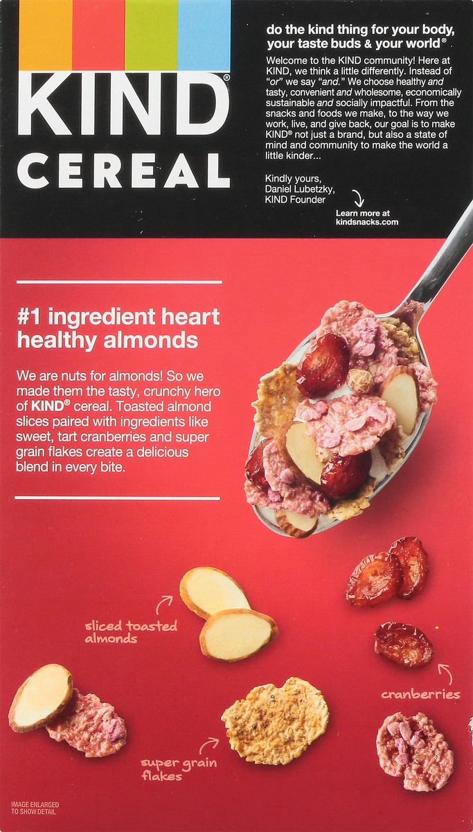 slide 9 of 10, Kind Cranberry Almnd Cereal, 10 oz