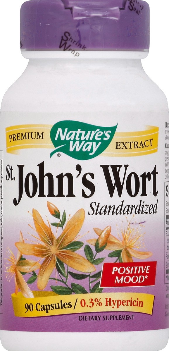 slide 2 of 2, Nature's Way 300 mg Premium Extract St. John's Wort 90 Vegan Capsules, 90 ct