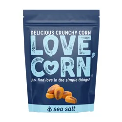 LOVE CORN Sea Salt Crunchy Corn Snack - 4 oz