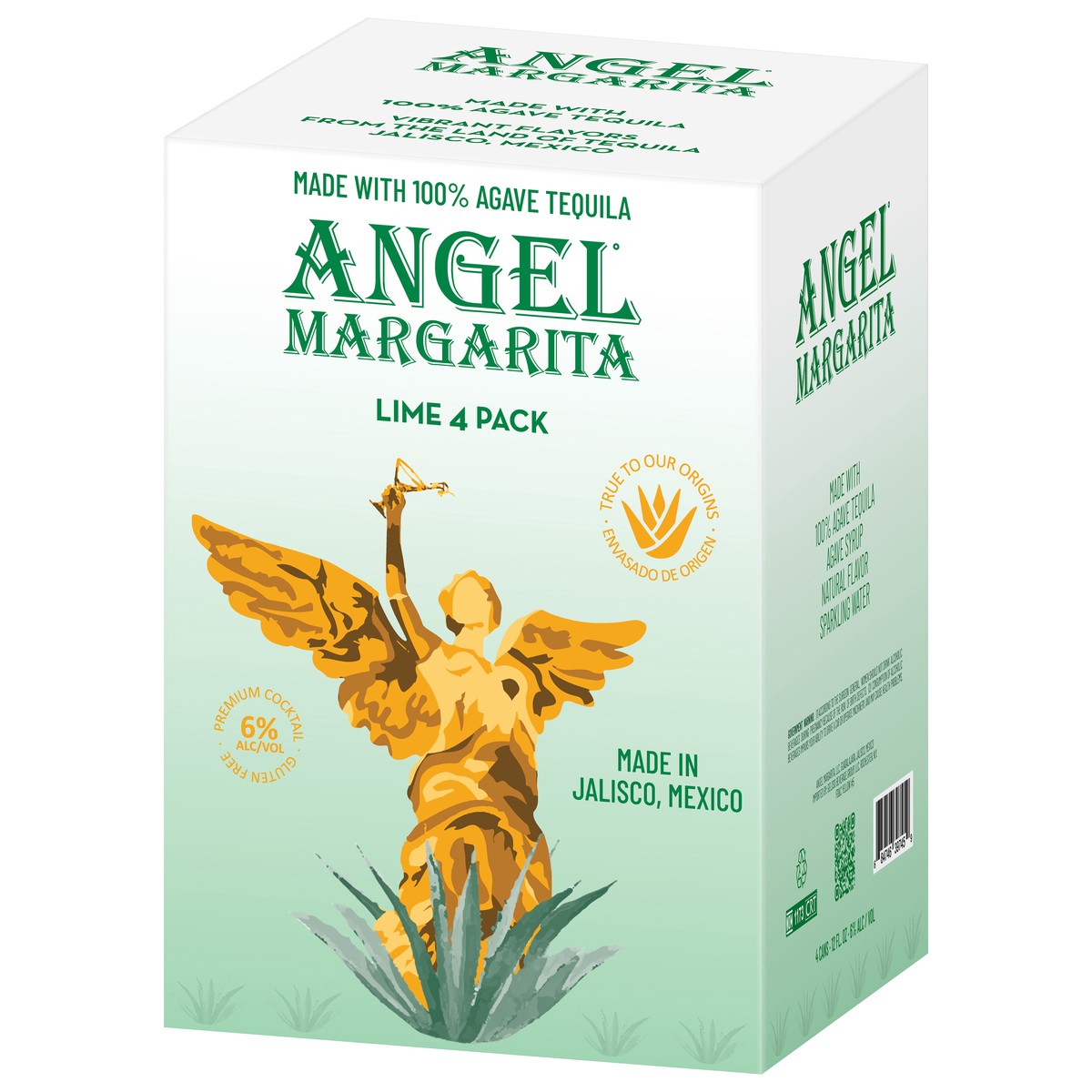 slide 4 of 4, Angel Margarita Lime Margarita 4 - 12 fl oz Cans, 4 ct