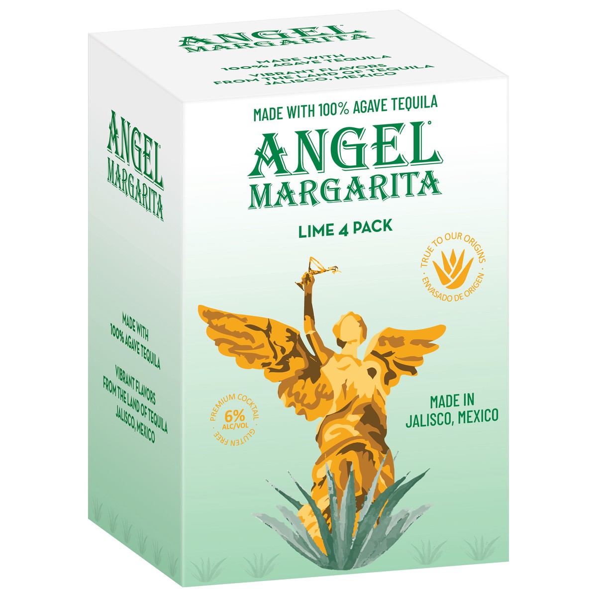 slide 2 of 4, Angel Margarita Lime Margarita 4 - 12 fl oz Cans, 4 ct