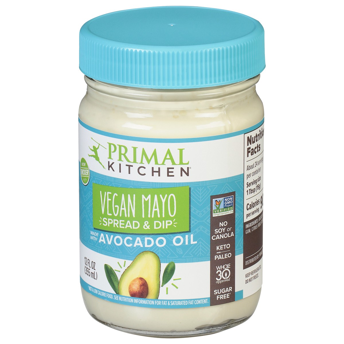 slide 4 of 9, Primal Kitchen Vegan Mayo Spread & Dip 12 fl oz, 12 fl oz