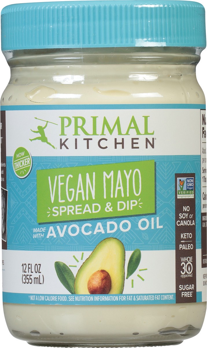 slide 6 of 9, Primal Kitchen Vegan Mayo Spread & Dip 12 fl oz, 12 fl oz