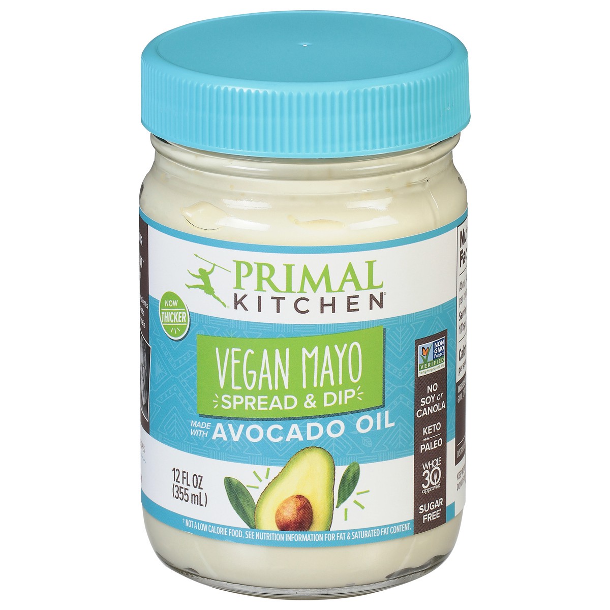 slide 1 of 9, Primal Kitchen Vegan Mayo Spread & Dip 12 fl oz, 12 fl oz