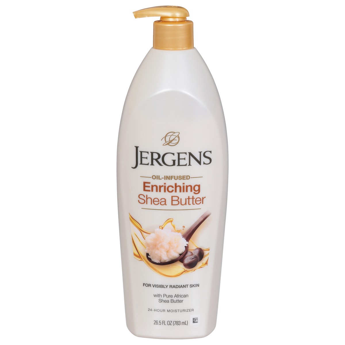 slide 5 of 13, Jergens Shea Butter Hand and Body Lotion, Deep Conditioning Moisturizer, 3X More Radiant Skin, with Pure Shea Butter, Dermatologist Tested, 26.5 Oz, 26.50 fl oz