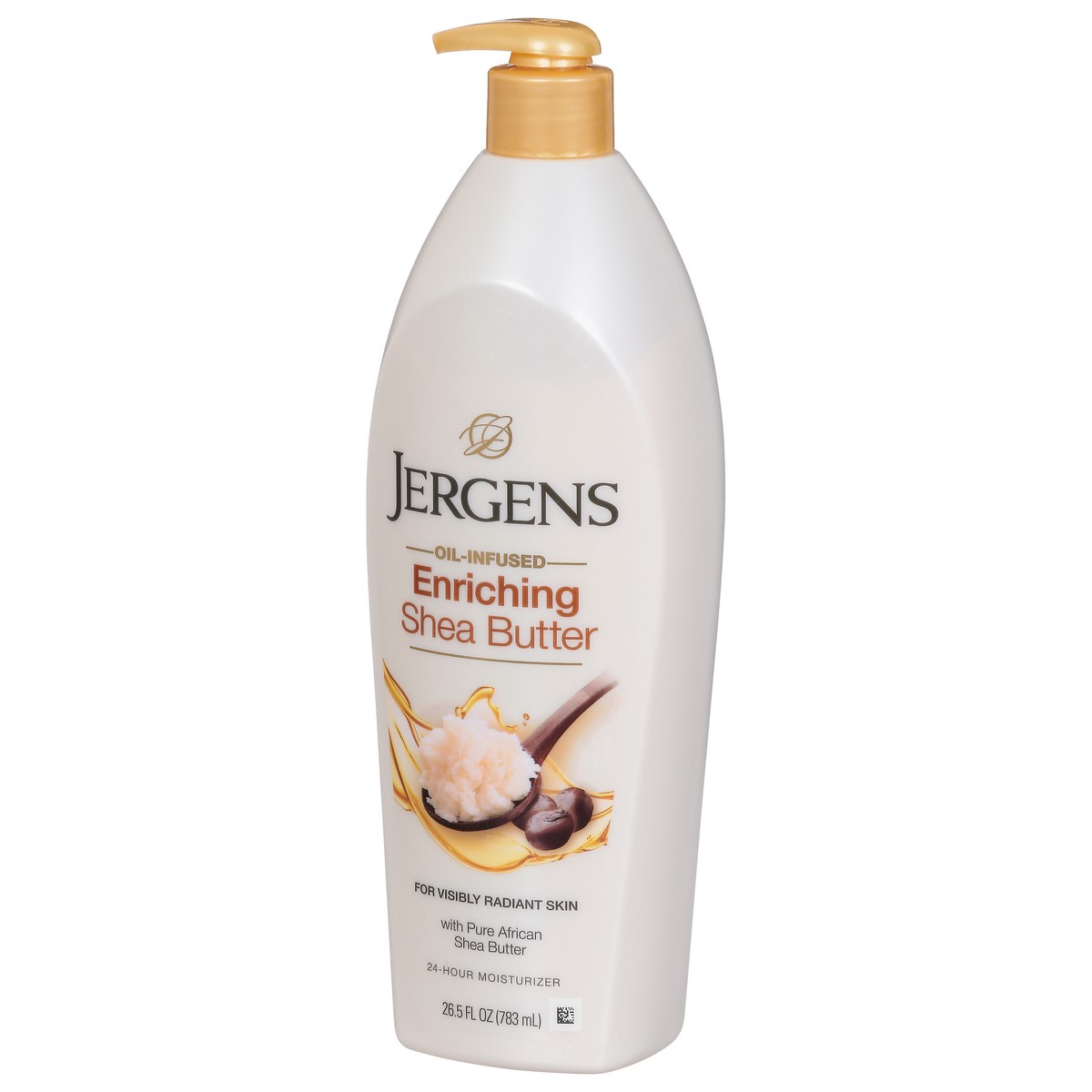 slide 4 of 13, Jergens Shea Butter Hand and Body Lotion, Deep Conditioning Moisturizer, 3X More Radiant Skin, with Pure Shea Butter, Dermatologist Tested, 26.5 Oz, 26.50 fl oz