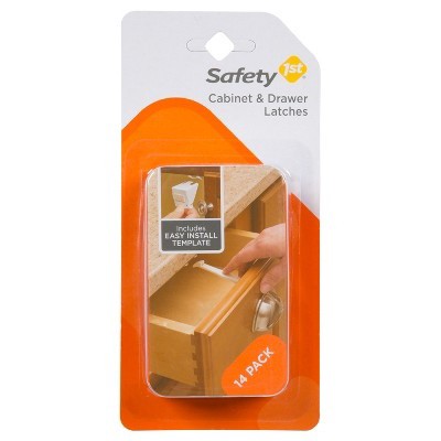 slide 1 of 3, Safety 1st Cabinet & Drawer Latches, 14 ct