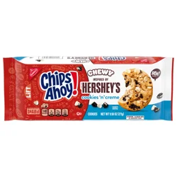 CHIPS AHOY! Chewy Hershey''s Cookies ''n'' Creme Bar-Inspired Cookies, 9.58 oz
