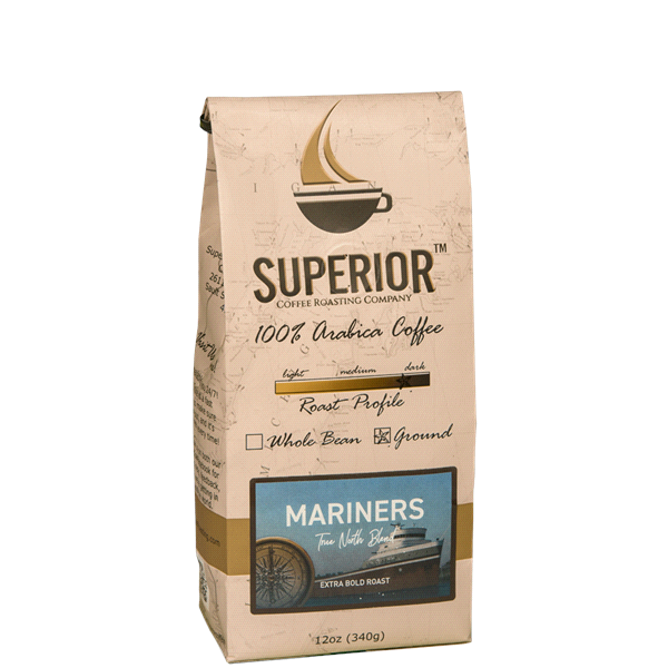 slide 1 of 1, Superior Coffee Mariners True North Whole Bean Coffee, 12 oz