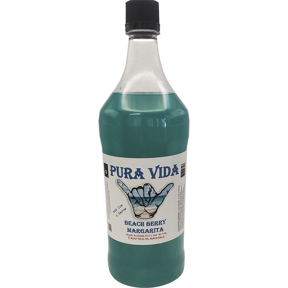 slide 1 of 1, Pura Vida Beach Berry Blue Marg, 1.75 liter