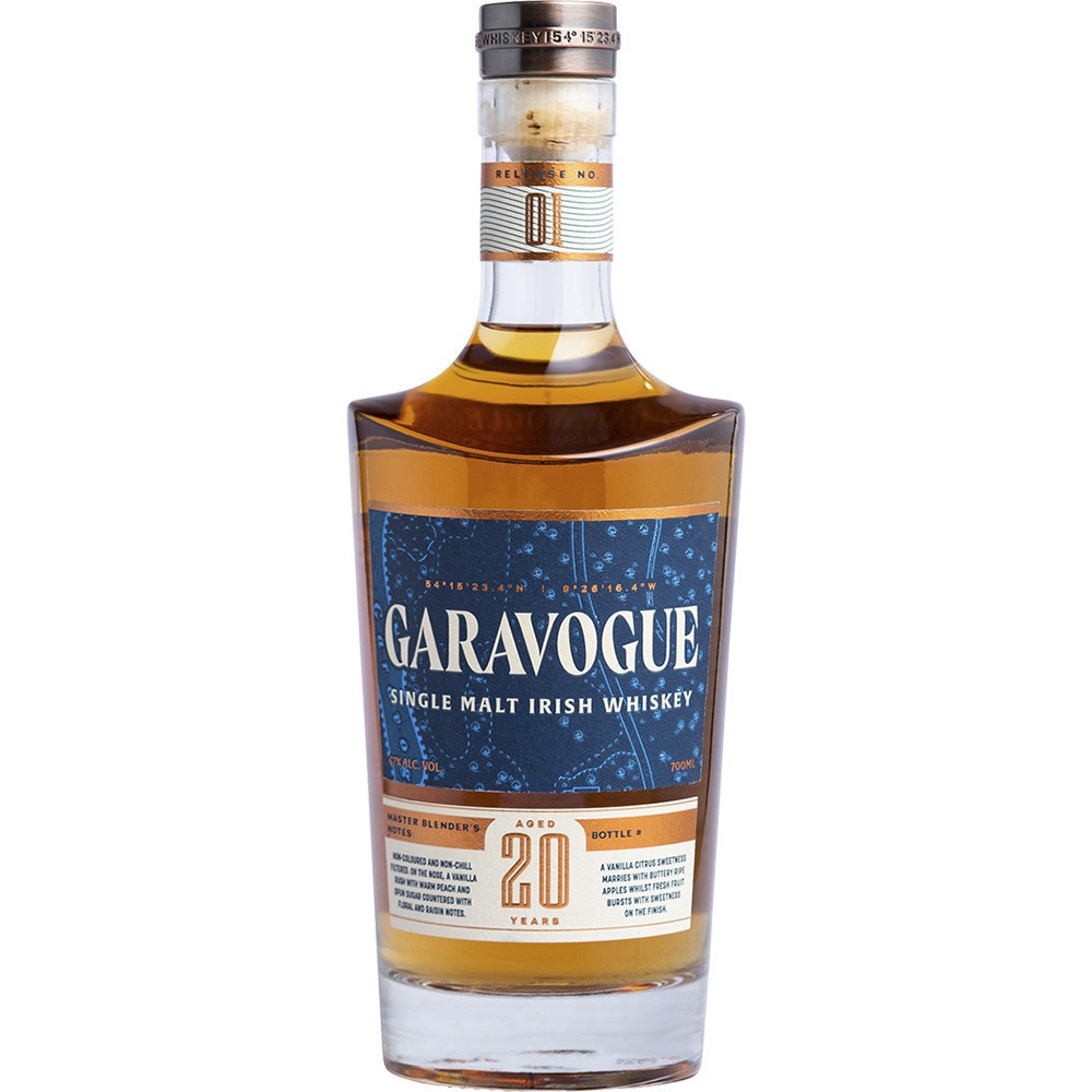 slide 1 of 1, Garavogue 20 Yr Single Malt, 700 ml