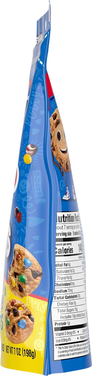 slide 4 of 14, NABISCO MINI CHIPS AHOY CANDY BLAST COOKIE SNAK SAK, 7 oz