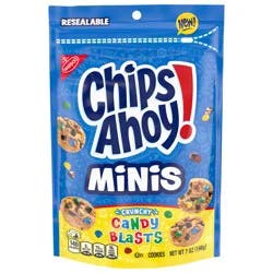 CHIPS AHOY! Minis Candy Blasts Fudgy Chocolate Chip Cookies, 7 oz