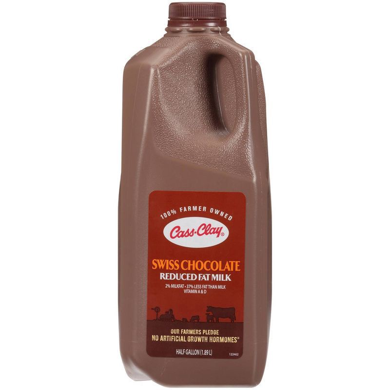 slide 1 of 5, CASS-CLAY Swiss Choc Milk, 64 oz