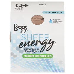 L'eggs Sheer Energy Medium Support Sheer Pantyhose - Nude