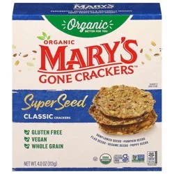 Mary's Gone Crackers Organic Super Seed Classic Crackers 4.0 oz