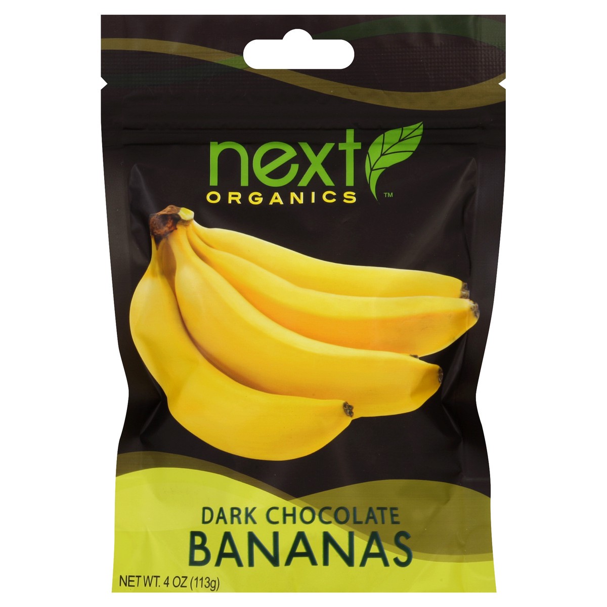 slide 4 of 4, Tropical Valley Foods Next Organics Next Organics Dark Chocolate Bananas, 4 oz