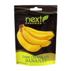 slide 1 of 4, Tropical Valley Foods Next Organics Next Organics Dark Chocolate Bananas, 4 oz