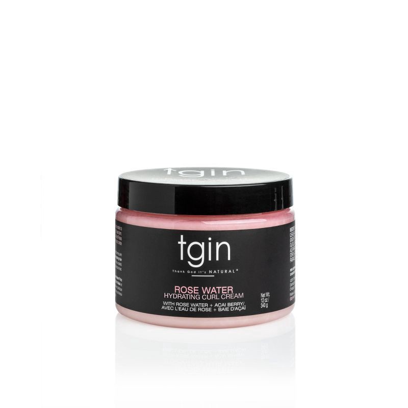 slide 1 of 3, TGIN Rose Water Hydrating Curl Cream Enhancer - 12 fl oz, 12 fl oz