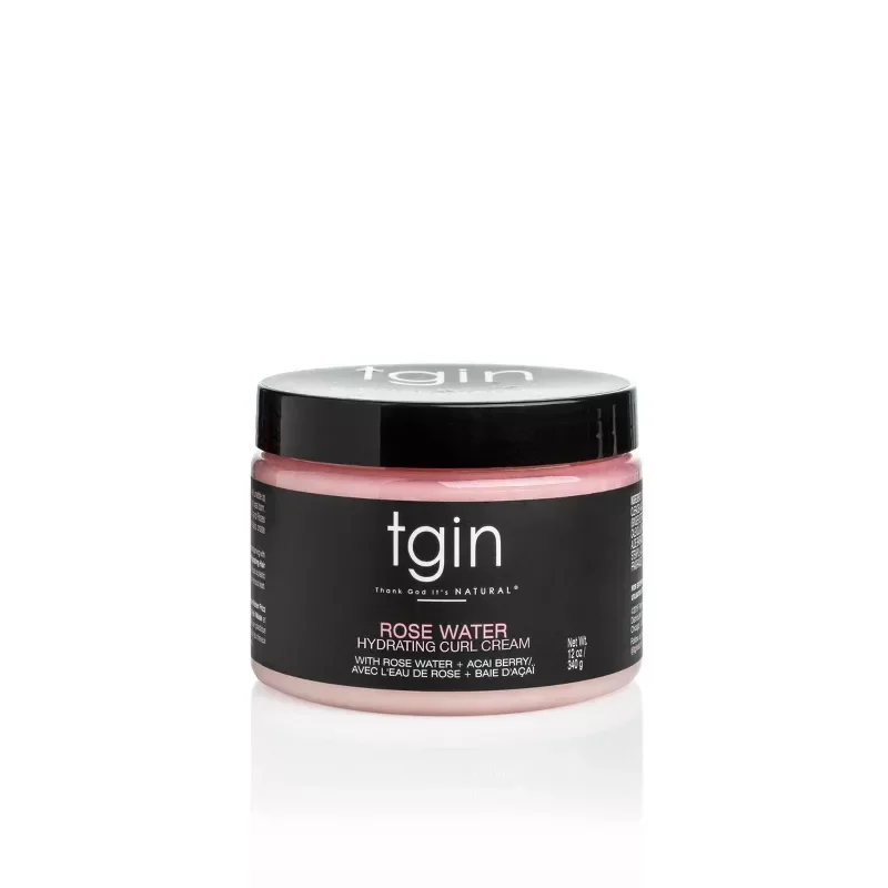 slide 1 of 7, TGIN Rose Water Hydrating Curl Cream Enhancer - 12 fl oz, 12 fl oz