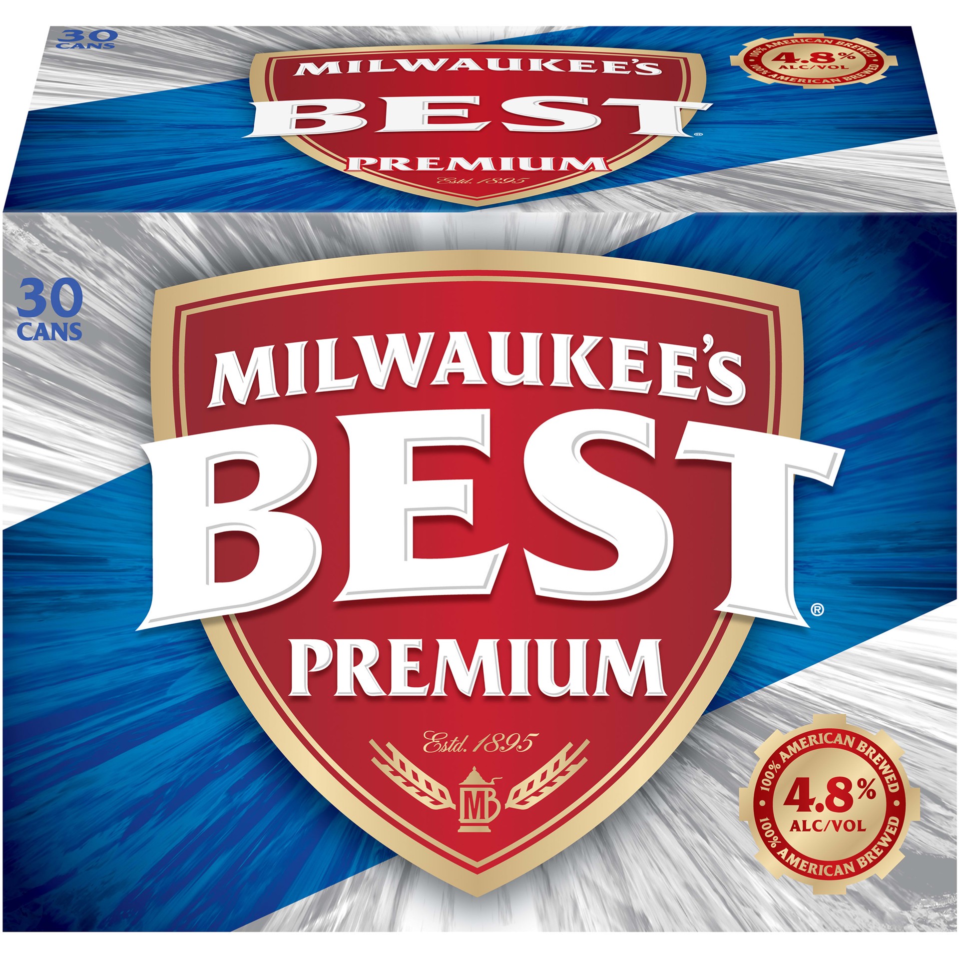 slide 2 of 4, Milwaukee's Lager, 30 ct; 12 oz