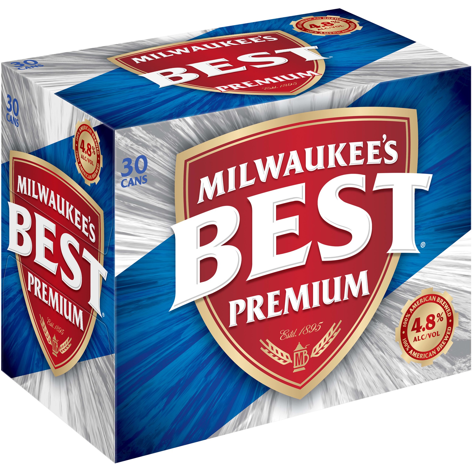 slide 1 of 4, Milwaukee's Lager, 30 ct; 12 oz