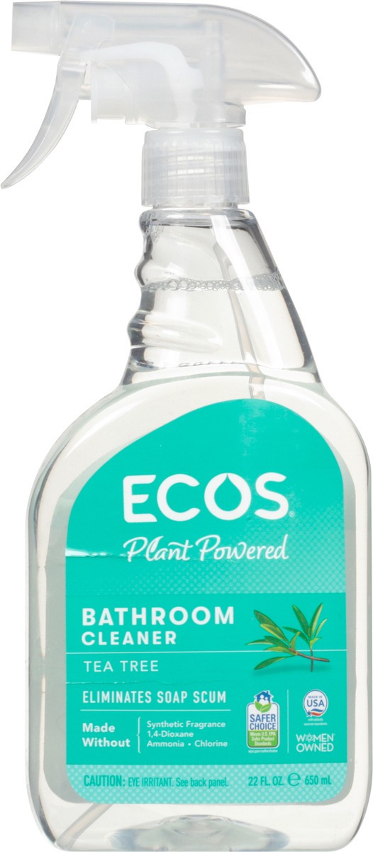 slide 1 of 13, Ecos Plant-Powered Tea Tree Bathroom Cleaner 22 fl oz, 22 fl oz