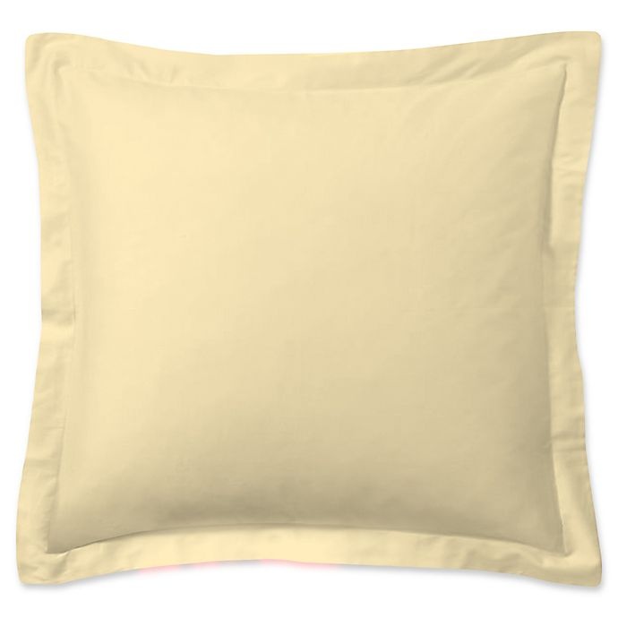 slide 1 of 2, Smoothweave European Pillow Sham - Butter, 1 ct