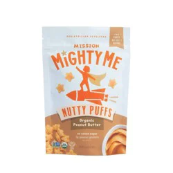 Mission MightyMe Nutty Puffs Baby Snacks - Organic Peanut Butter - 1.5 oz