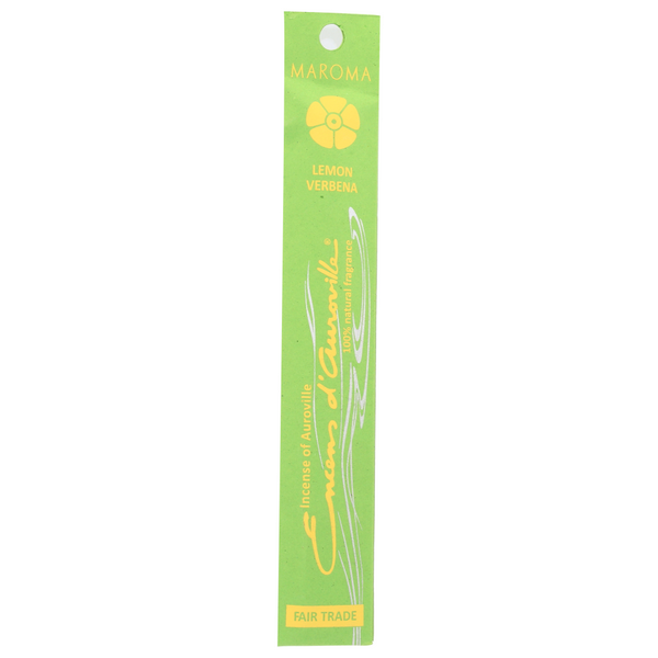 slide 1 of 1, Maroma Incense Lemon Verbena, 10 ct